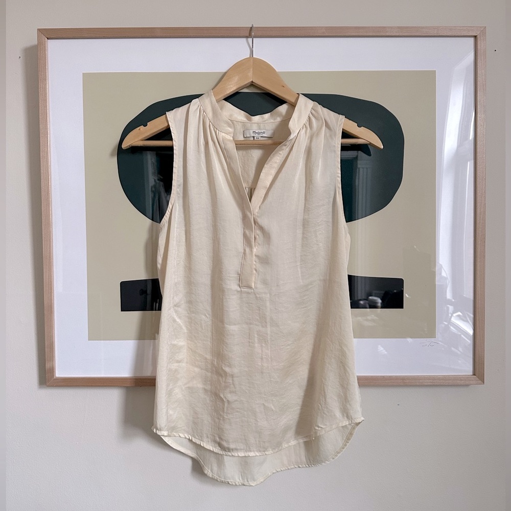 Madewell sleeveless blouse